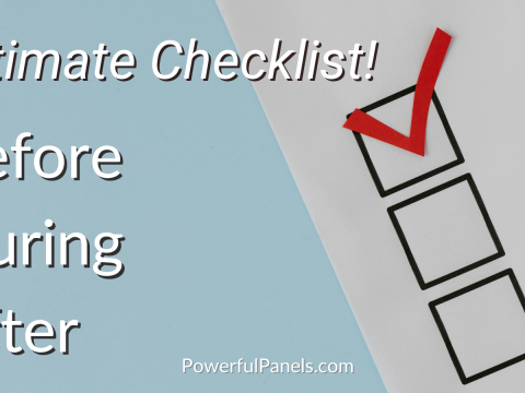 Panel Discussion Countdown Checklist