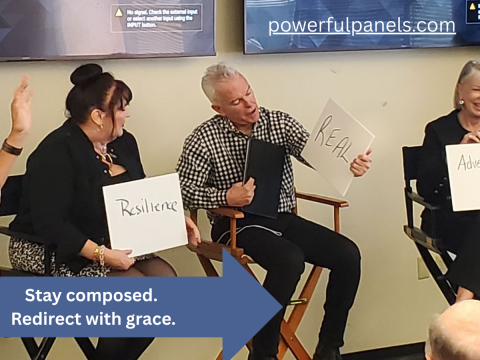 How to Handle a Completely Inappropriate Remark during a Panel Discussion